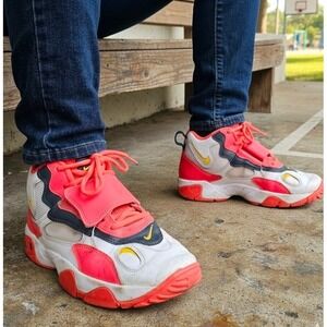 Nike Air Max Speed Turf Kids Youth Size 7Y Coral White Sneakers Shoes BQ9632 102